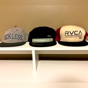 SnapBack hats (3) for the price of one.